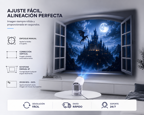 MagCubik Proyector Portátil Viral