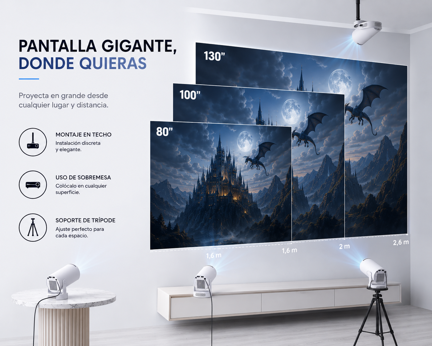 MagCubik Proyector Portátil Viral